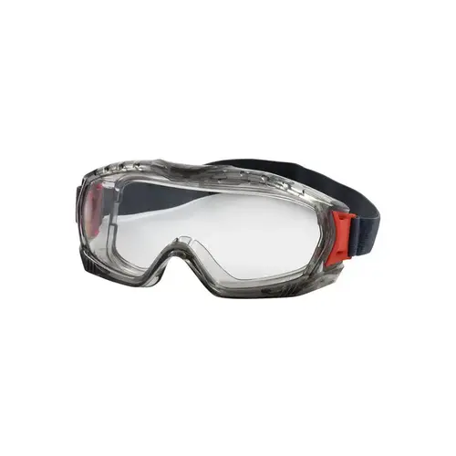 251-60 Polycarbonate Safety Goggles Clear Lens - Gray Frame Pair 251-60 Polycarbonate Safety Goggles Clear Lens - Gray Frame Pair