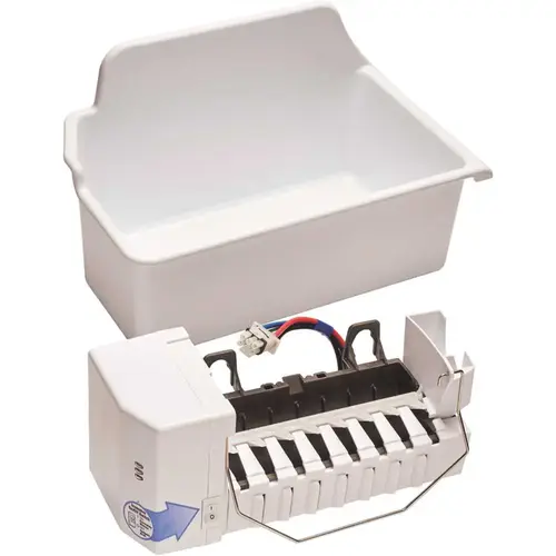 2.2 lbs. Built-in Icemaker in White 2.2 lbs. Built-in Icemaker in White