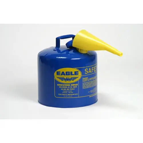Eagle 5gal Blue Safety Metal Gas Can Eagle 5gal Blue Safety Metal Gas Can
