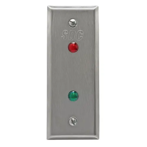 Alarm Annunciator, Narrow Visual Monitoring Stations, (1) Green LED and (1) Red LED Alarm Annunciator, Narrow Visual Monitoring Stations, (1) Green LED and (1) Red LED