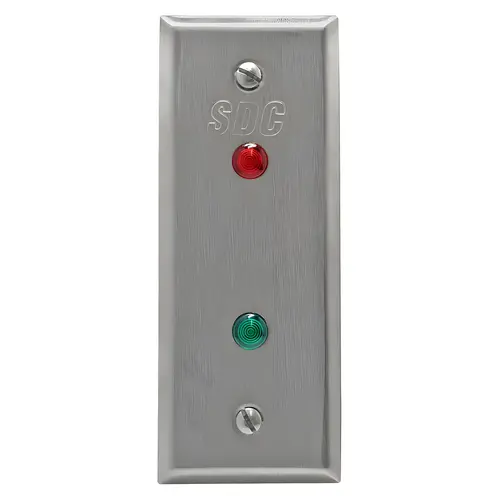 Alarm Annunciator, Narrow Visual Monitoring Stations, (1) Green LED and (1) Red LED Alarm Annunciator, Narrow Visual Monitoring Stations, (1) Green LED and (1) Red LED