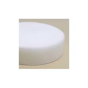 Dynabrade 90038 3" (76 mm) Dia. Polishing Pad, Foam, Flat Face White