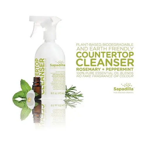Countertop Cleaner - Liquid 16 oz Bottle - 16 oz Net Weight - Grapefruit + Bergamont Fragrance - pack of 6