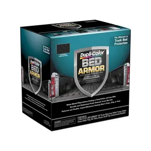 Dupli-Color EBAK20100 BED ARMOR Truck Bed Coating, 1 gal, Can, Satin Black