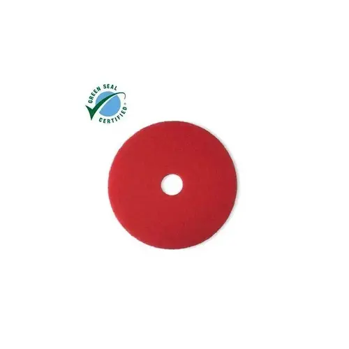 Red Buffer Pad 5100, Red, 305 mm x 82 mm, 12 in Red Buffer Pad 5100, Red, 305 mm x 82 mm, 12 in