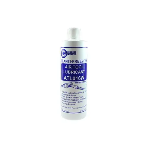 Air Tool Lubricant, Anti-Freeze, 1 Pint Fliptop Bottle Amber Air Tool Lubricant, Anti-Freeze, 1 Pint Fliptop Bottle Amber