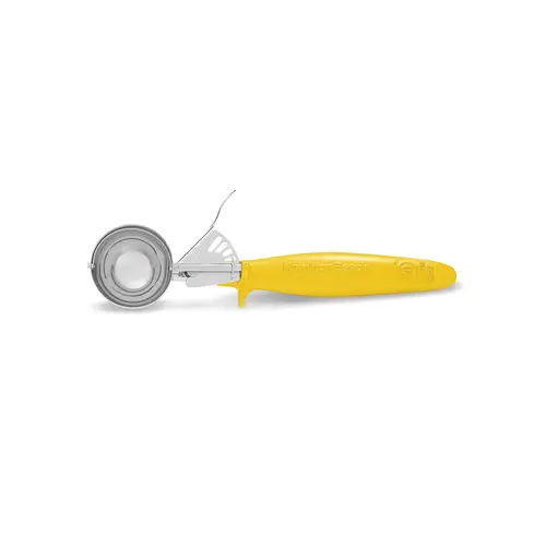 DISHER MICROBAN STAINLESS STEEL ERGOGRIP YELLOW