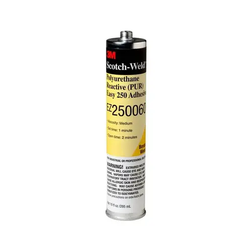 EZ250060 Series PUR Easy Adhesive, 0.1 gal Cartridge, Solid, White/Off-White, 7 days Curing EZ250060 Series PUR Easy Adhesive, 0.1 gal Cartridge, Solid, White/Off-White, 7 days Curing