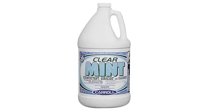 Carroll Company Clear Mint Disinfectant - Liquid 1 gal Bottle - Mint Fragrance A75628000