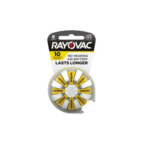 Longest Lasting Hearing Aid Battery - Single Use 10 - L10ZA-8ZM