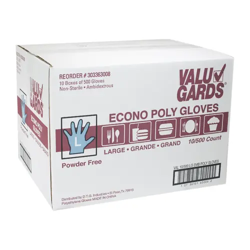 GLOVE VAL POLY 10/500 LG IMP GLV GLOVE VAL POLY 10/500 LG IMP GLV