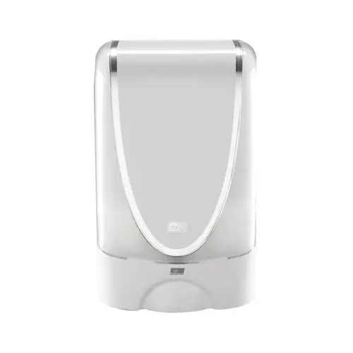 TF Ultra Soap/Sanitizer Dispenser, 1.2 L Capacity, Plastic, Chrome/White, Glossy, Automatic