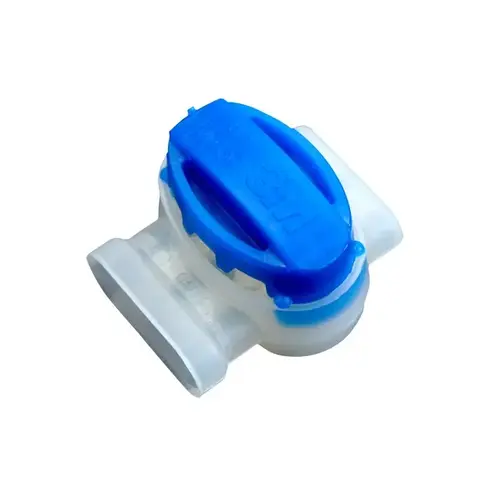 Electric Insulation Displacement Connector, 22 to 14 AWG, Nylon 6/6, Blue Electric Insulation Displacement Connector, 22 to 14 AWG, Nylon 6/6, Blue