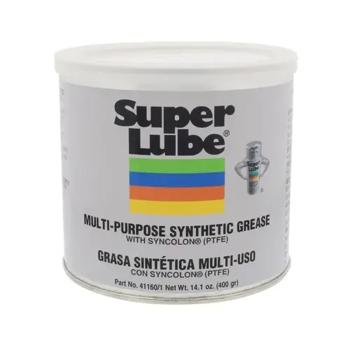 General Purpose Grease: 14.1 oz Can, Synthetic with Syncolon White