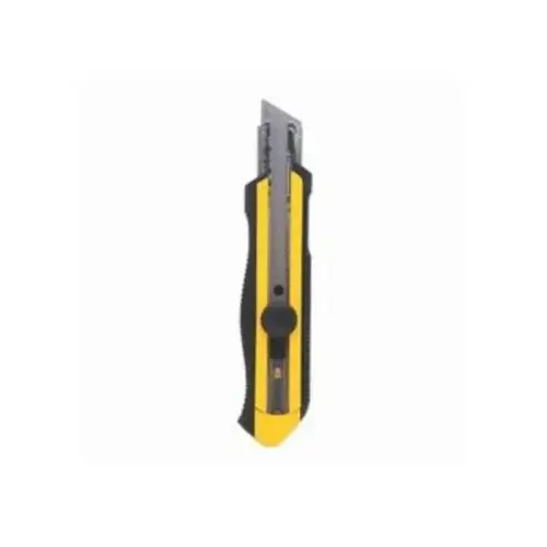 DynaGrip Series Utility Knife, 1 in L Blade, Carbon Steel Blade, Ergonomic Handle, Black/Yellow Handle - pack of 6 DynaGrip Series Utility Knife, 1 in L Blade, Carbon Steel Blade, Ergonomic Handle, Black/Yellow Handle - pack of 6