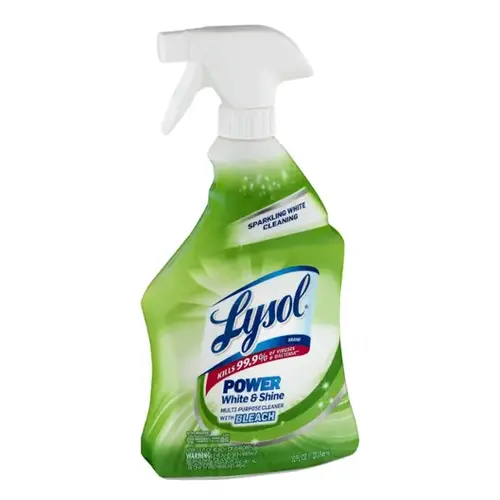 Lysol All Purpose Cleaner 32 FLOZ Multi Surface Bleach With Bottle & Trigger - pack of 12