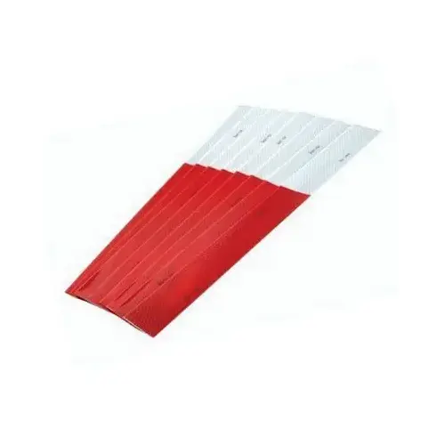 67635 983-32 Series Retroreflective Conspicuity Marking Tape, 18 x 2 in, Red/White 67635 983-32 Series Retroreflective Conspicuity Marking Tape, 18 x 2 in, Red/White