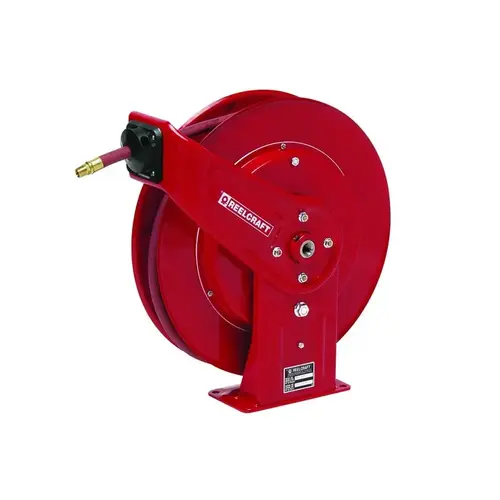 7000 Series Hose Reel - 25 ft Hose Included - Spring Drive Red