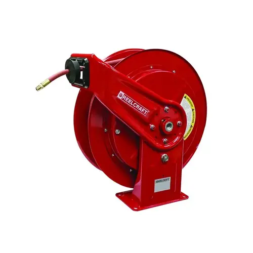 HD70000 Series Hose Reel - 100 ft Hose Included - Spring Drive Red HD70000 Series Hose Reel - 100 ft Hose Included - Spring Drive Red