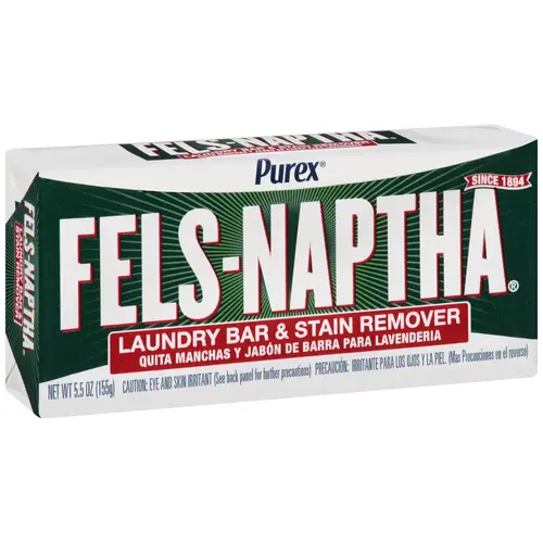 Purex Fels-Naptha Laundry Bar & Stain Remover 5oz Purex Fels-Naptha Laundry Bar & Stain Remover 5oz