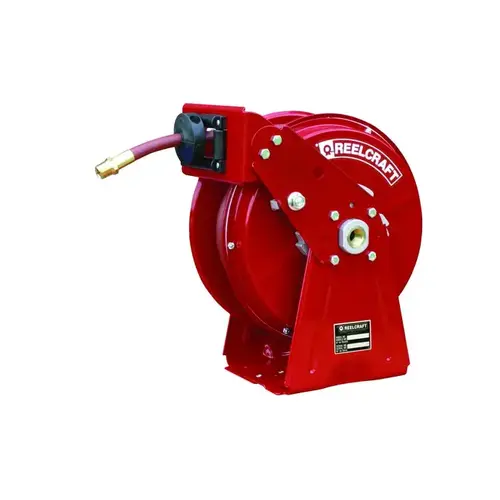 DP5000 Series Hose Reel - 50 ft Hose Included - Spring Drive Red DP5000 Series Hose Reel - 50 ft Hose Included - Spring Drive Red