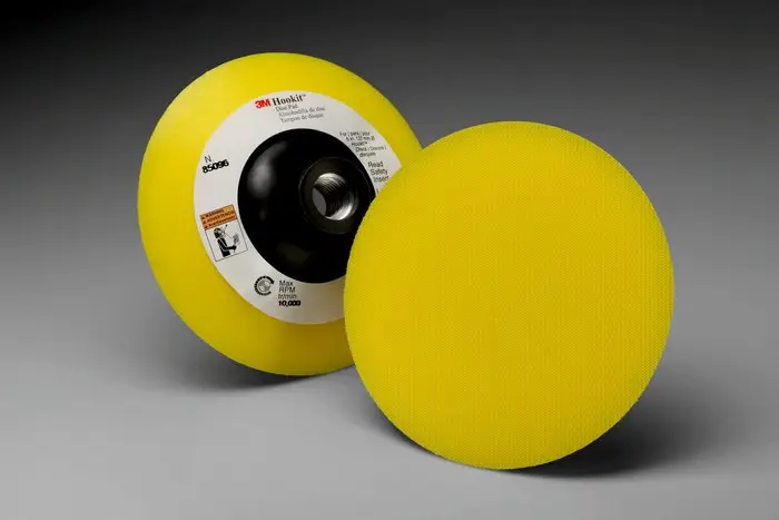 3M Dust Control Regular Disc Pad 5 in Dia 5/8 in - 11 TPI Arbor Hook and Loop Attachment Black/Yellow 85105 3M Dust Control Regular Disc Pad 5 in Dia 5/8 in - 11 TPI Arbor Hook and Loop Attachment Black/Yellow 85105