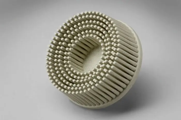 Scotch-Brite Tapered Bristle Disc 3 in Dia 50 Grit Coarse Grade Aluminum Oxide Green 18734