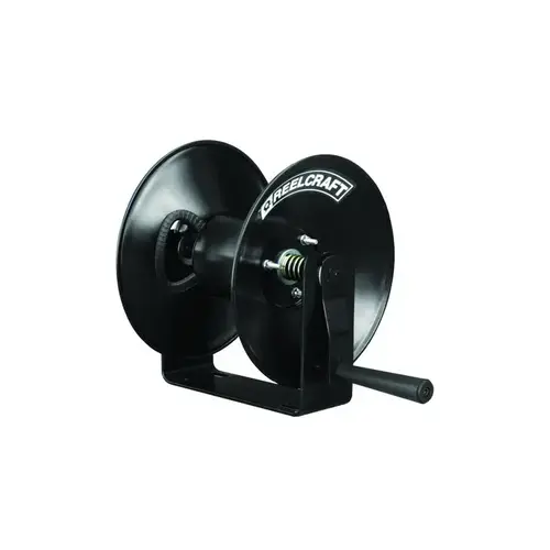 CU Series Hose Reel - 50 ft Capacity - Hand Crank Drive Black
