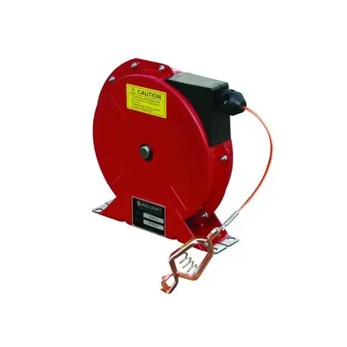 G Series Static Discharge Grounding Reel - 50 ft Cable Included - Spring Drive Red G Series Static Discharge Grounding Reel - 50 ft Cable Included - Spring Drive Red