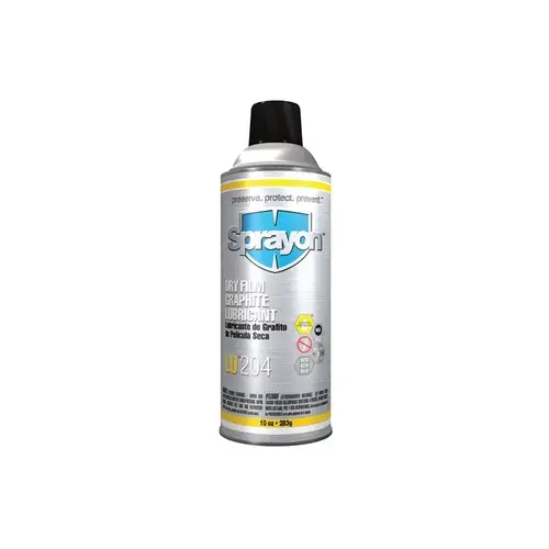 LU 204 Black Lubricant - 10 oz Aerosol Can - 10 oz Net Weight - Food Grade LU 204 Black Lubricant - 10 oz Aerosol Can - 10 oz Net Weight - Food Grade