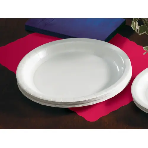 PLATE 9 INCH WHITE RIGIDEEP PAPER PLATE 9 INCH WHITE RIGIDEEP PAPER