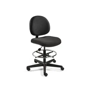 Bevco V4507HC-BLK Task Chair: Olefin, Adjustable Height, 24 to 34" Seat Height, Black