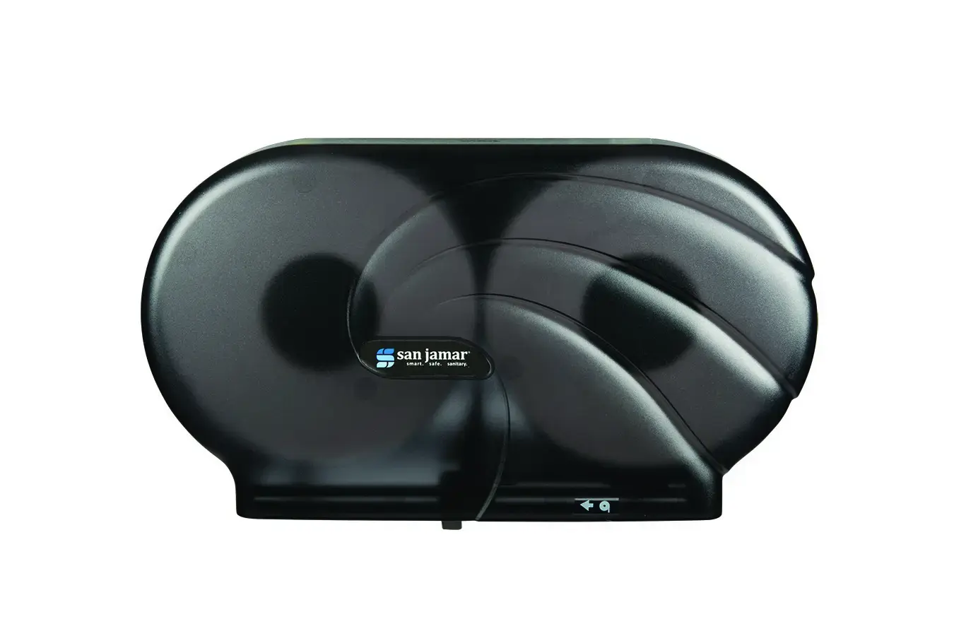 SAN JAMAR Toilet Tissue Dispenser Twin 9 JBT Dispenser Oceans Black Pearl R4090TBK