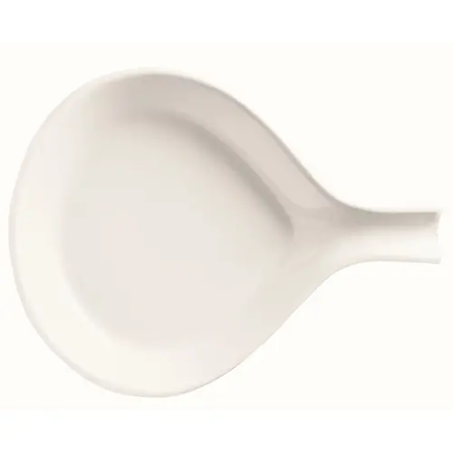 BEDROCK OVENWARE 18 oz Bright White Handled Skillet 11 x 8 3/8