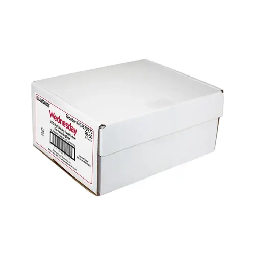 Valugards Bag High Density Saddle Preportion Bag Printed Wednesday Red, 2000 Each Valugards Bag High Density Saddle Preportion Bag Printed Wednesday Red, 2000 Each