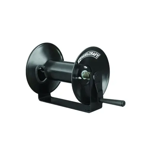 CU Series Hose Reel - 100 ft Capacity - Hand Crank Drive Black