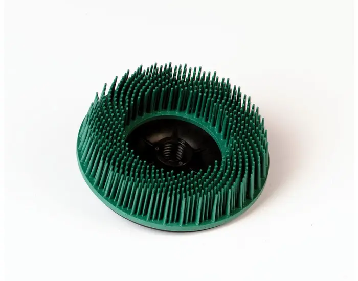 Scotch-Brite BD-ZB Series Bristle Disc 4-1/2 in Dia 80 Grit Medium Grade Ceramic Yellow 24242