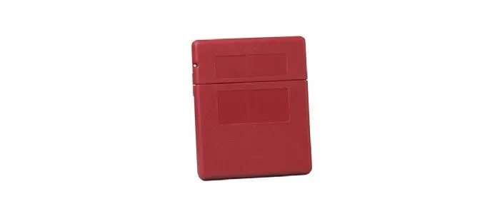 Justrite Red Polyethylene Flip Top Document Storage Box - 10.25 Width - 12.5 Height S23303 Justrite Red Polyethylene Flip Top Document Storage Box - 10.25 Width - 12.5 Height S23303