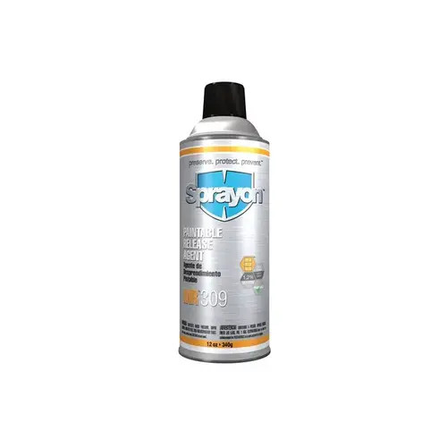 MR309 Clear Wet Film Release Agent - 12 oz Aerosol Can - 12 oz Net Weight - Paintable MR309 Clear Wet Film Release Agent - 12 oz Aerosol Can - 12 oz Net Weight - Paintable