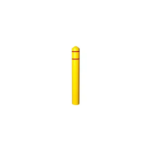 Yellow / Red HDPE Post Sleeve - 56" Height - 7.375" Diameter Yellow / Red HDPE Post Sleeve - 56" Height - 7.375" Diameter
