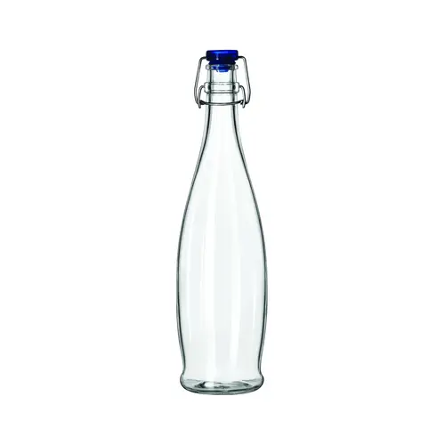 6 Pc MTS FS 33 7/8 oz Water Bottle w/Wire Bail Blue Lid 33 7/8 oz 6 Pc MTS FS 33 7/8 oz Water Bottle w/Wire Bail Blue Lid 33 7/8 oz