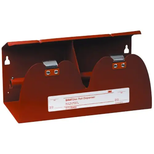 0 Abrasive Disc Roll Dispenser, Use With: 5 in or 6 in Stikit Disc Rolls Red 0 Abrasive Disc Roll Dispenser, Use With: 5 in or 6 in Stikit Disc Rolls Red