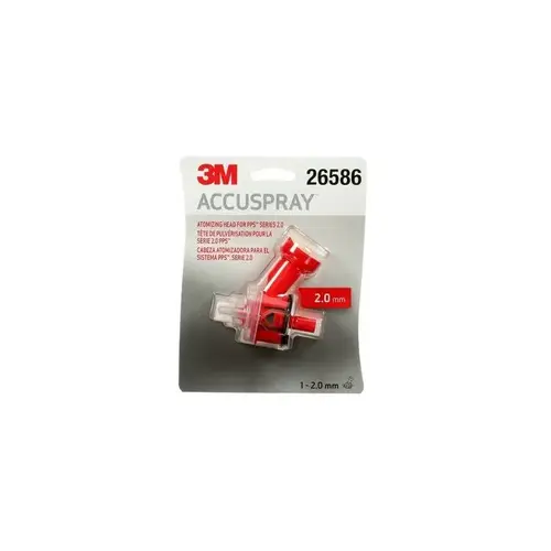 2 mm Atomizing Head Refill Pack, Red, Use With: One and Series 2.0 Spray Cup Systems 2 mm Atomizing Head Refill Pack, Red, Use With: One and Series 2.0 Spray Cup Systems