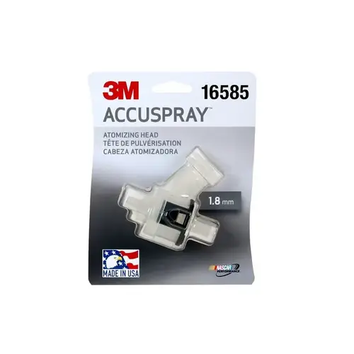 Atomizing Head, 1.8 mm, Use With: 16580 One Spray Guns, One and PPS Systems Atomizing Head, 1.8 mm, Use With: 16580 One Spray Guns, One and PPS Systems