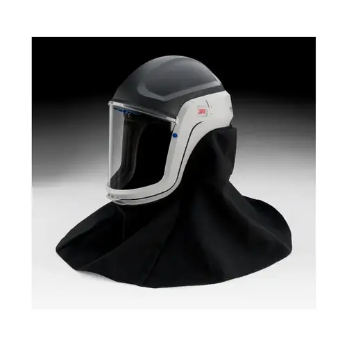 Respiratory Helmet Assembly, Use With: M-400 Series, Low Pressure Portable Ambient Air Pump Black/Gray Respiratory Helmet Assembly, Use With: M-400 Series, Low Pressure Portable Ambient Air Pump Black/Gray