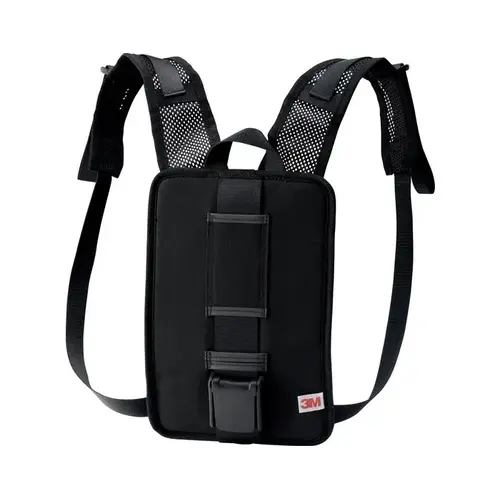 Back Pack, Use With: TR-300, TR-300N+, TR-600, TR-800 Series Powered Air Purifying Respirator Black