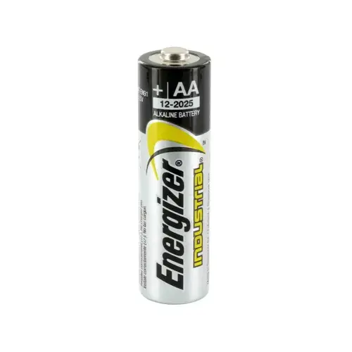 Industrial AA Alkaline Battery, - pack of 4