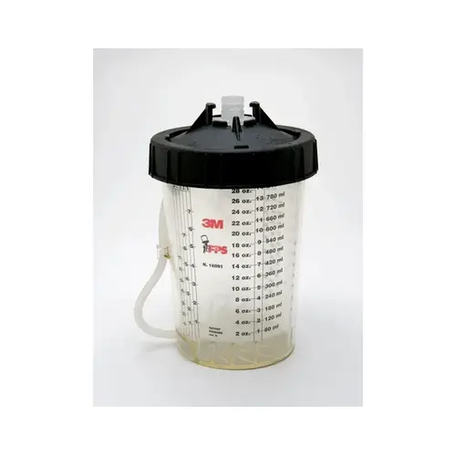 Large High Output Pressure Hard Cup, 850 mL, Use With: HGP Spray Gun System, Flexible Liner and Lids Large High Output Pressure Hard Cup, 850 mL, Use With: HGP Spray Gun System, Flexible Liner and Lids