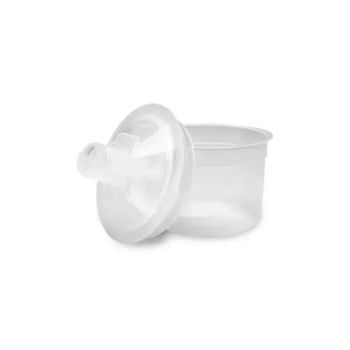 Micro Lid and Liner Kit, 90 mL, Transparent, Use With: Paint Preparation System, Cups and Collars Micro Lid and Liner Kit, 90 mL, Transparent, Use With: Paint Preparation System, Cups and Collars