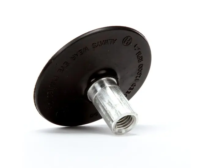 3M Regular Disc Pad 4 in 5/8 in - 11 TPI Arbor Roloc TR Attachment Black 83489 3M Regular Disc Pad 4 in 5/8 in - 11 TPI Arbor Roloc TR Attachment Black 83489